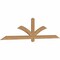 Ekena Millwork Redmond Smooth Timber Gable Bracket, Western Red Cedar, 84"W x 21"H x 1 1/2"D x 3 1/2"F, 6/12 Pitch GBW084X21X0204RED00SWR - alternate 3
